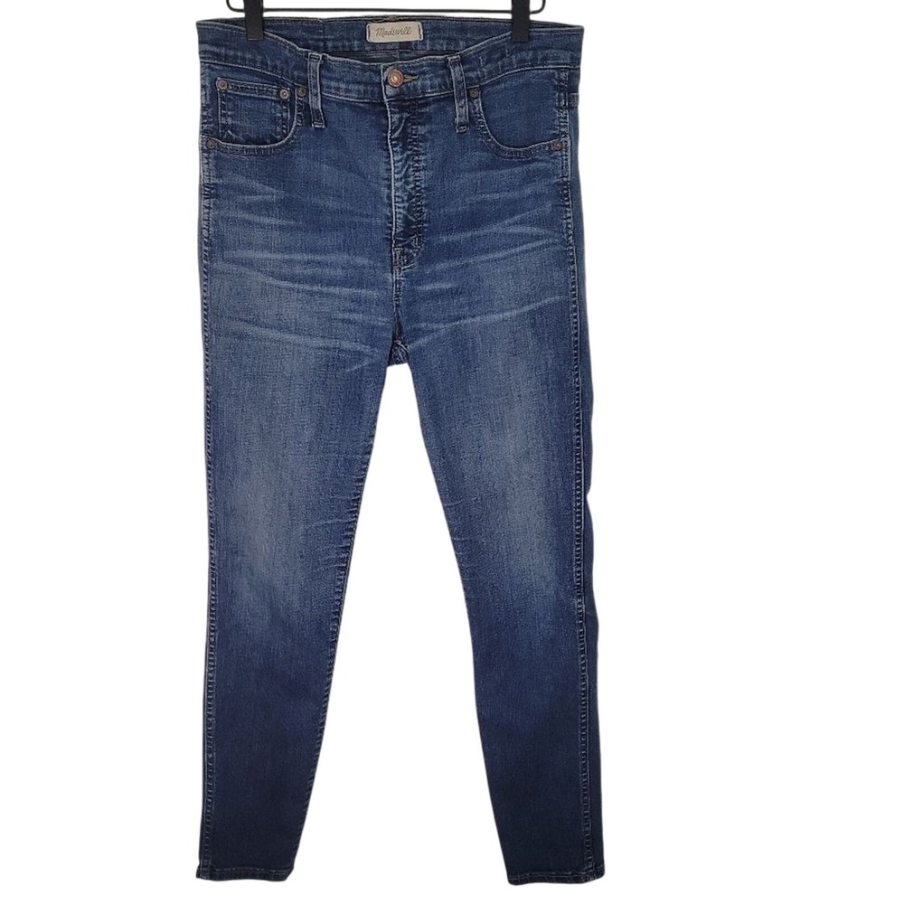 Madewell 10" High-Rise Skinny Jeans Medium Wash‎ Blue RN77388